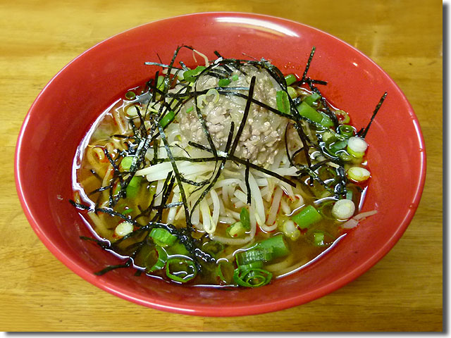 ココナッツ風味の坦々麺@とら家