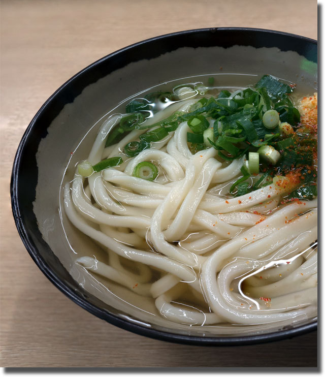 ぬるかけうどん@上田