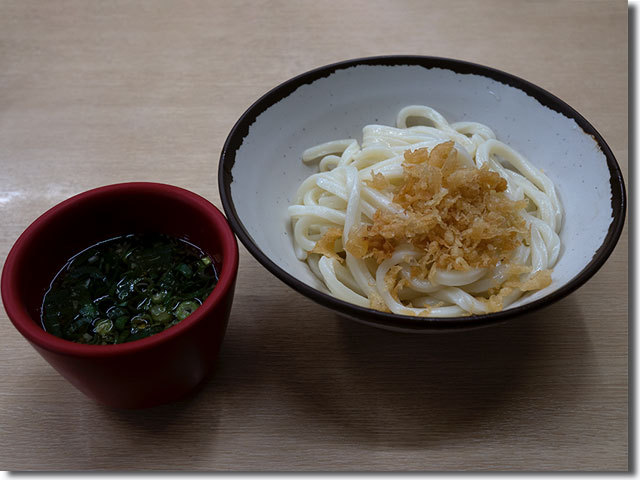 ぬるかけうどん@上田