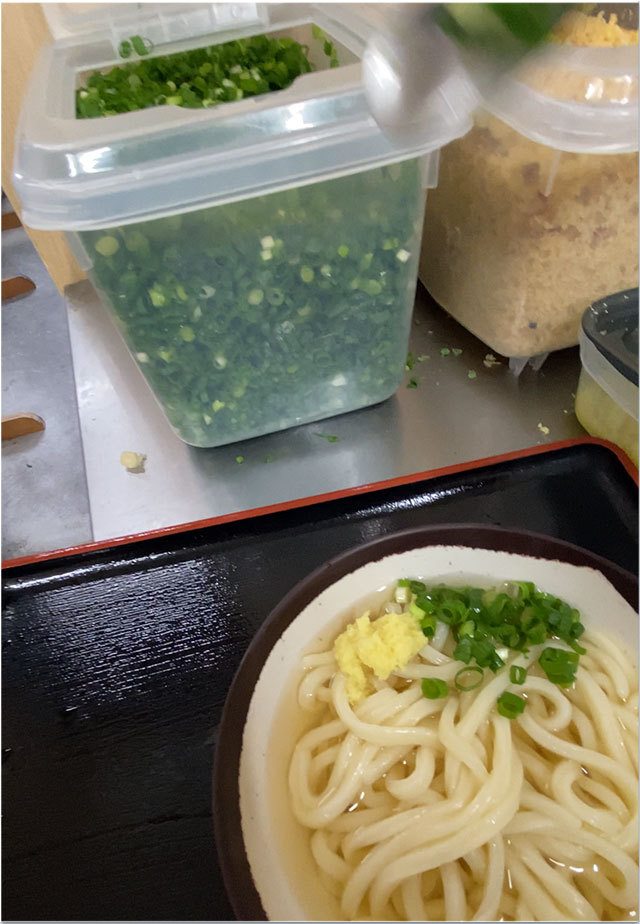 しっぽく始まりました@上田製麺所