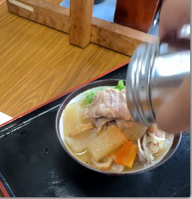 牛肉しっぽくうどん 上田製麺所