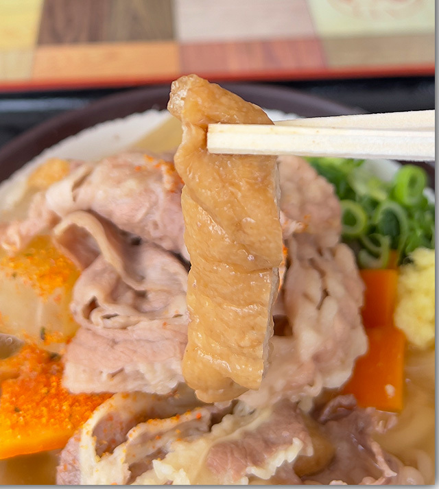 牛肉しっぽくうどん 上田製麺所