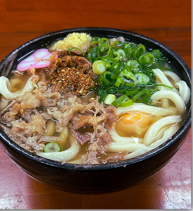 肉うどん@綿谷 わたや 高松店