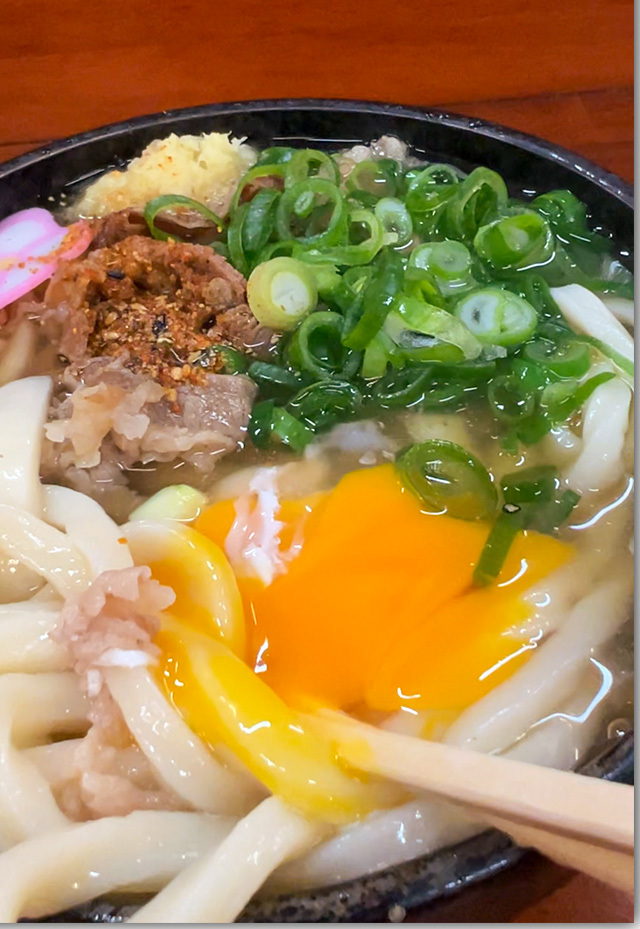 肉うどん@綿谷 わたや 高松店