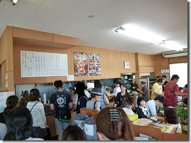 2011お盆休みうどん屋混雑状況