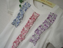 ◇フリルとヨーヨーキルトのTシャツ◇