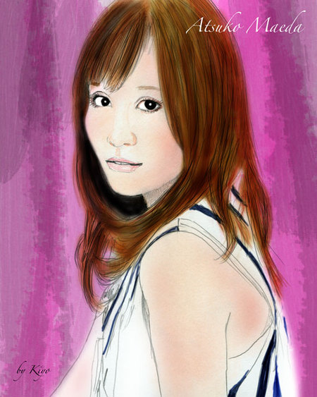 あっちゃんこと前田敦子さん描いてみました。
