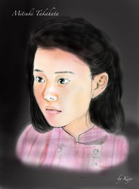 「ごちそうさま」より川久保希子役高畑充希さん描いてみました。