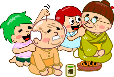 老人からの外国人