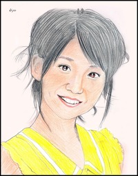 AKB48の大島優子さん描いてみました！
