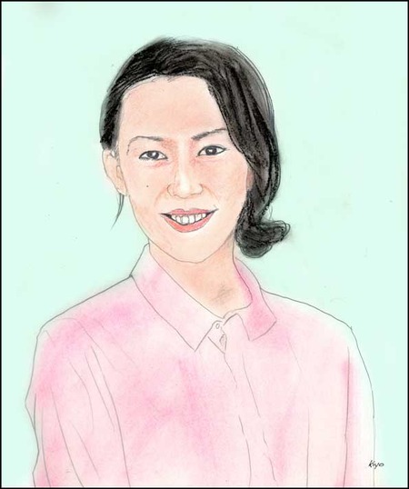 「はつ恋」より木村佳乃さん描いてみました