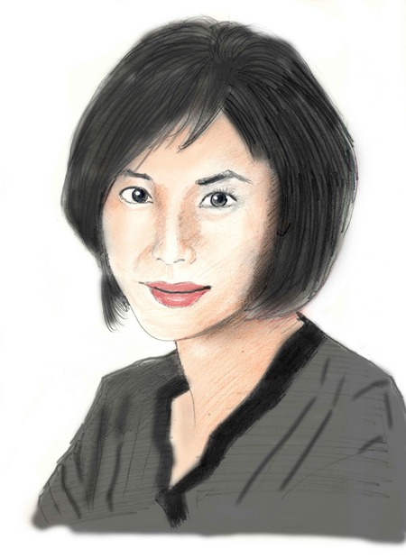 映画「ゴースト」の松嶋菜々子さん描いてみました。