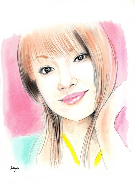 新番組「東京エアポート」深田恭子さん描いてみました。