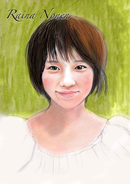 朝ドラ「あまちゃん」主演、能年玲奈ちゃん描いてみました！