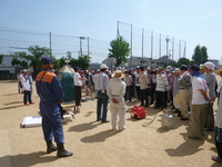 円座校区防災訓練に参加しました♪ 円座校区防災訓練に参加しました♪