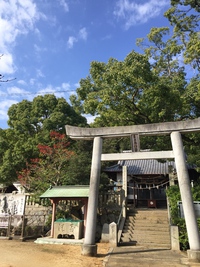 桃太郎神社も紅葉 桃太郎神社も紅葉