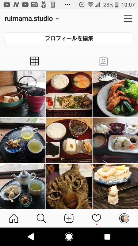 Instagramやってはいますが……w Instagramやってはいますが……w