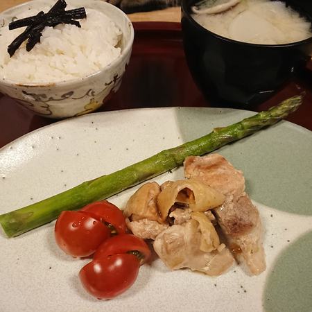 一汁一菜1日2食+おやつ 記録 4/26~5/1 一汁一菜1日2食+おやつ 記録 4/26~5/1