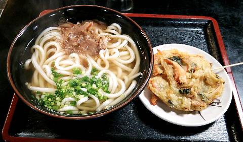 今日のうどん　月曜日　その②