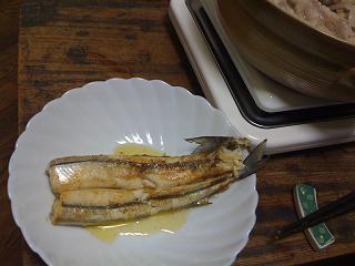 釣場から台所へ