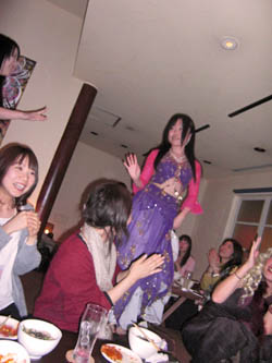 クリパ&忘年会“2009天満屋ベリーダンスクラス”
