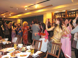 クリパ&忘年会“2009天満屋ベリーダンスクラス”