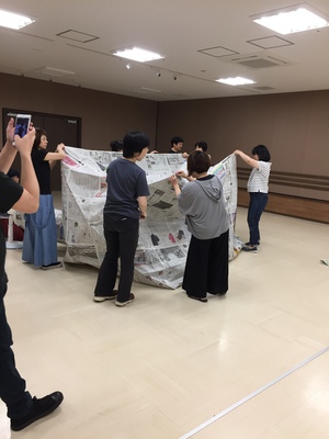 新聞ドームハウスワークショップ 新聞ドームハウスワークショップ