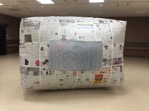 新聞ドームハウスワークショップ 新聞ドームハウスワークショップ