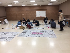 新聞ドームハウスワークショップ 新聞ドームハウスワークショップ