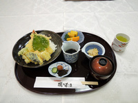 磯の茶屋の海老天丼!!