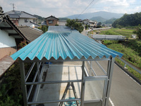 屋根工事をして頂きました!!