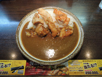 あわおどりからあげカレー!!
