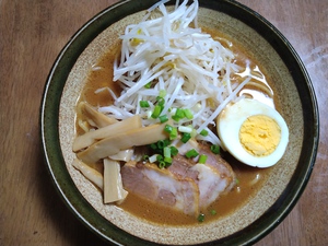 ラーメン、正月から説教