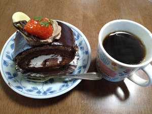 春風堂のケーキ、昼ごはん晩ごはん