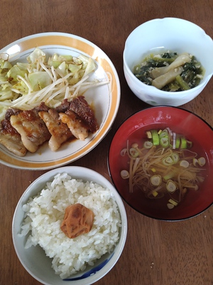 春風堂のケーキ、昼ごはん晩ごはん