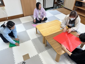大型かぶとを作ろう！　　4月24日～