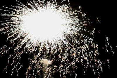 昨夜の花火！