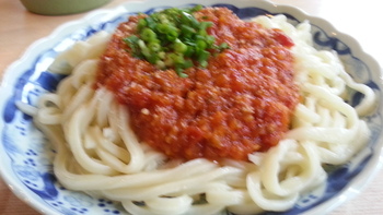 ミートうどん