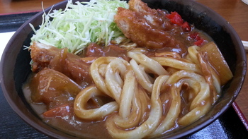 カツカレーうどん　