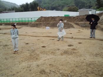 遺跡発掘