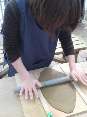 こいのぼりを作りに