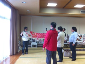 鯉のぼりに託すメッセージ！