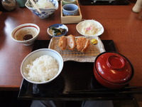 ヒレカツ定食!!