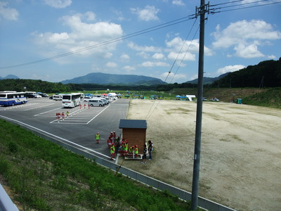 宝山湖公園サッカー競技場?