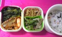 今日のお弁当＋手作り人形