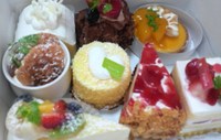 ペルル２段重ねケーキ登場