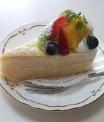 ペルル２段重ねケーキ登場