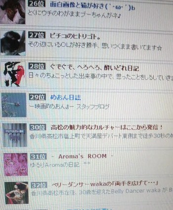 アクセスランキング　３０位