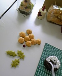 羊毛フェルトの鏡餅を作ろう