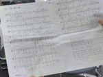 ボンボンボーン、シャンソン